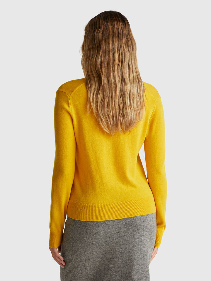 V NECK SWEATER L/S Women image number 2